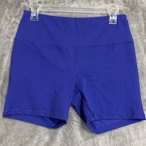 DSG‎ Core Performance Bike shorts Womens M Blue Athletic Short Gym Athleisure